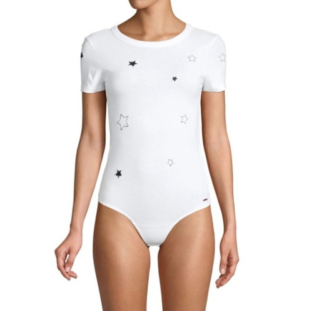 n:philanthropy White Palmer Star Bodysuit Tee - Picture 4 of 14